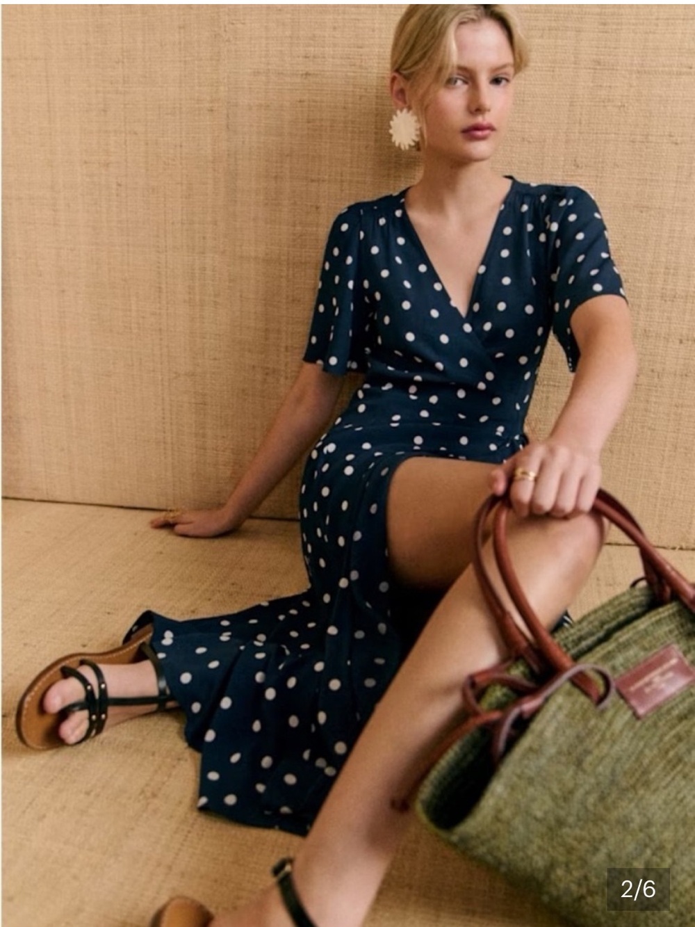 Sezane Sarah Dress, Size 4 (36)